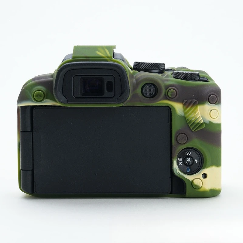 

Camera silicone case For Canon EOS R10 micro single anti-photography protective cover soft case bag + free tempered film