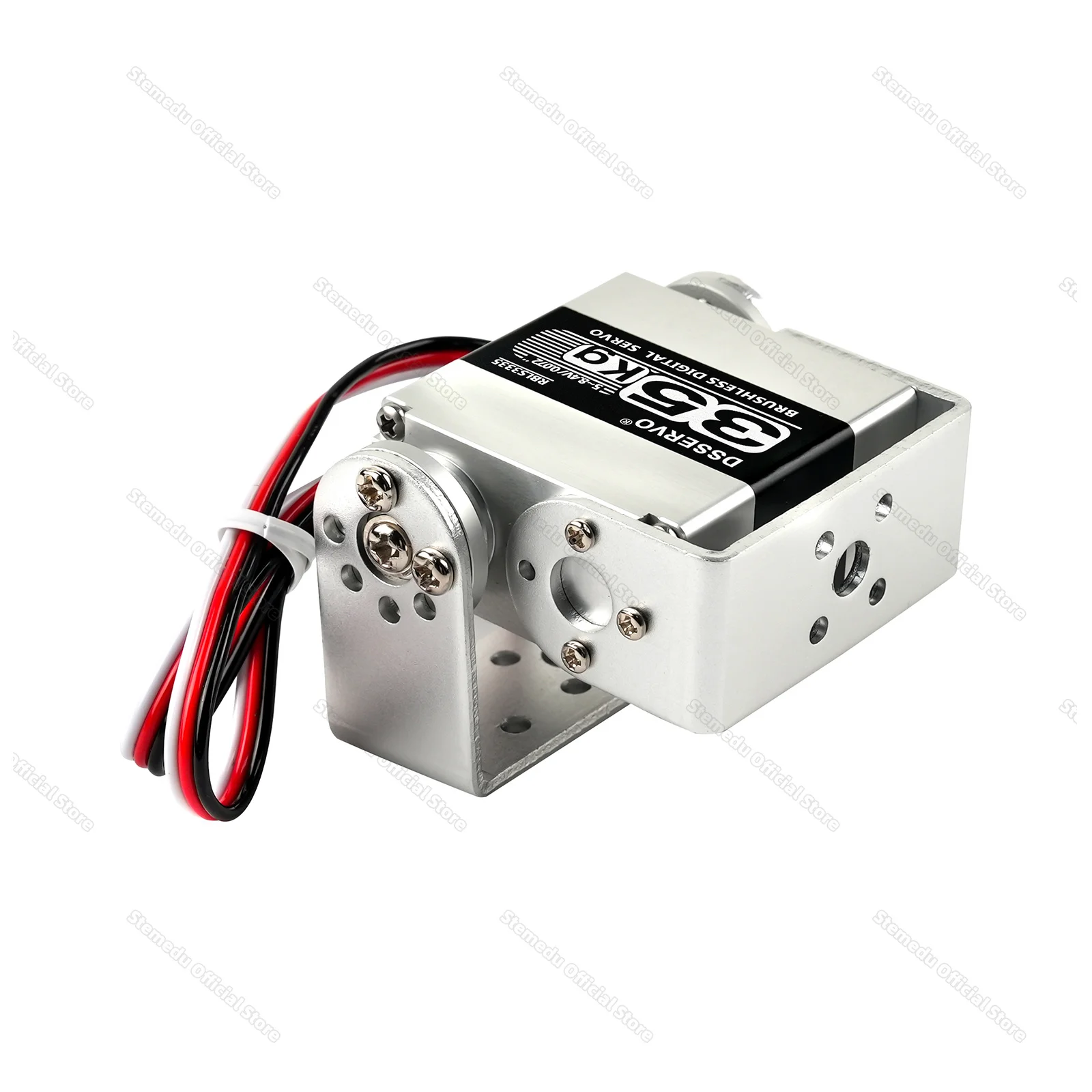 All Metal 35KG Dual Axis Digital Servos Brushless Motor Steel Gear IP67 Waterproof RC Servo for RC Truck & Competition Robot Arm view 4