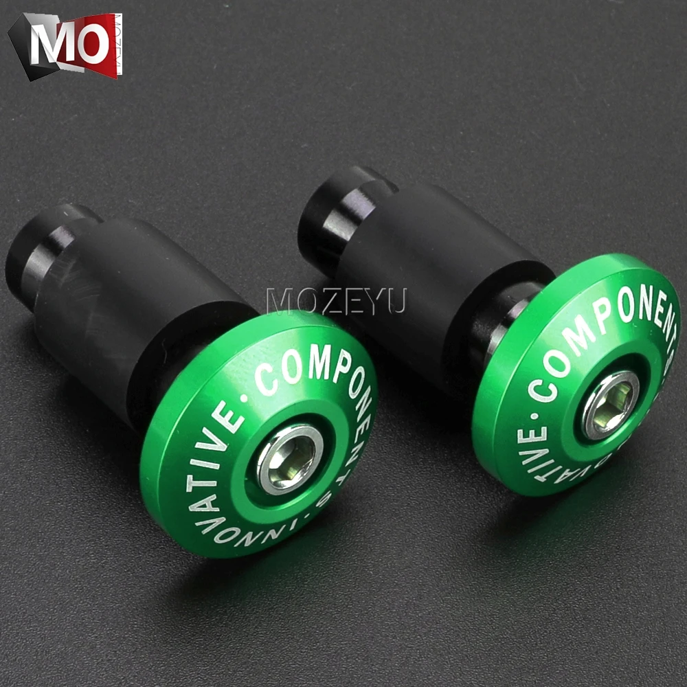 For Kawasaki ZX6R ZX-6R ZX 6R ZX7R ZX9R ZX10R ZX-10R ZX12R ZX14R ZX4R ZX4RR ZX-4R Motorcycle Handlebar Grips Handle Cap End Plug