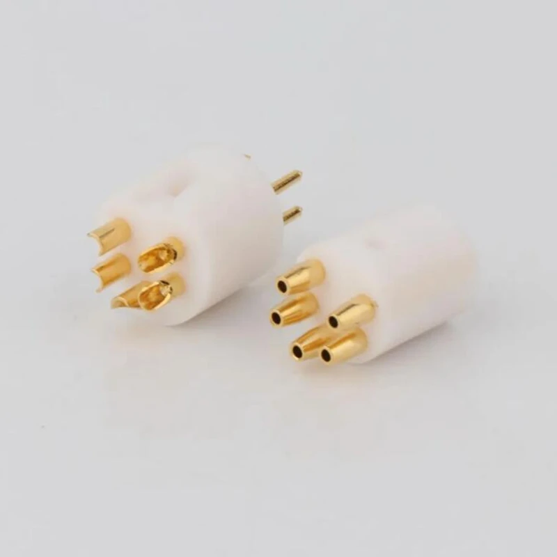 Turnlabe 5pins M DIN Gold plated connector plug, Turntable tonearm 5 pin male DIN connector FOR REGA LINN ROKSAN PROJECT GRACE