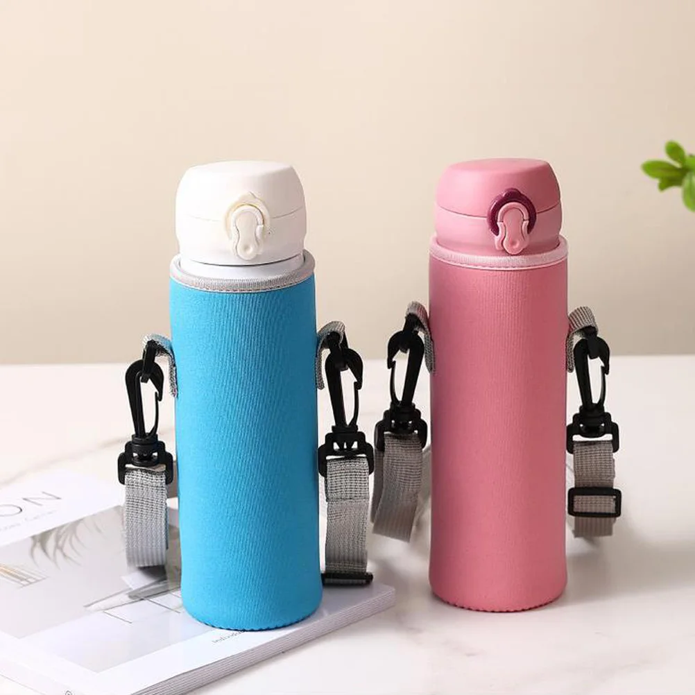 

4pcs Water Water Bottle Pouch Cup Cover Glass Carrier H Retro Beverage Sleeve Bottle Carrier Bag Kitchen Bar