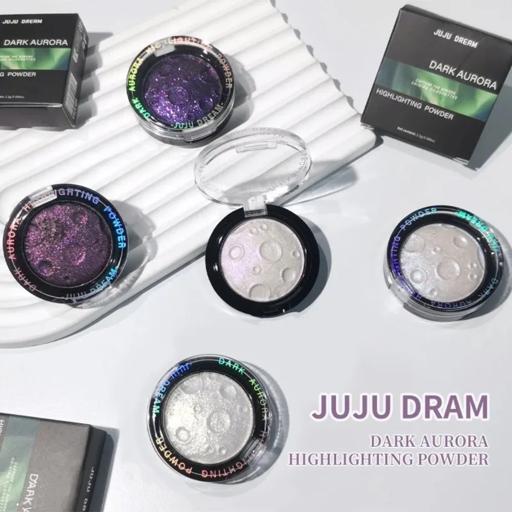 5 Shades 3D Highlighter Powder Moon Glow Face Eyes Body Contour Brighten Unisex Skin Safe Certified Makeup - view 6