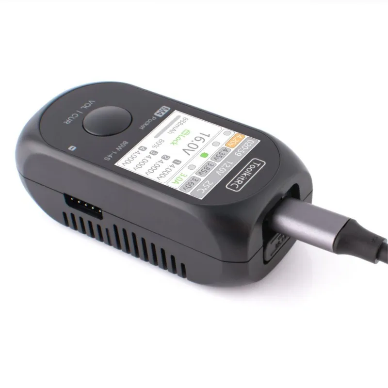 

M4 80W 5A MINI Pocket Smart oolkitRC Компактное зарядное устройство Встроенный выход USB-C XT30 XT60 для модели 1-4S Lipo LiHv LiFe батареи