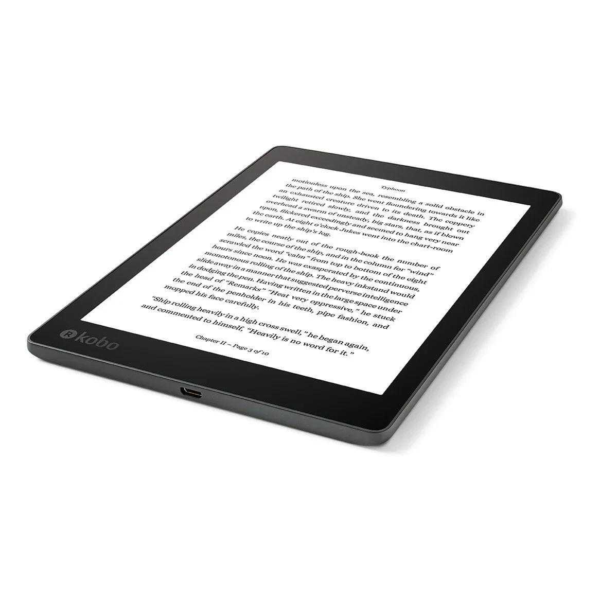 KOBO Aura One 전자 책 리더, 7.8 인치, 300PPI, 1872x1404 HD Carta E 잉크 화면, 8GB 스토리지, 방수 전자 책 N709, 전자 책 리더 프론트 라이트