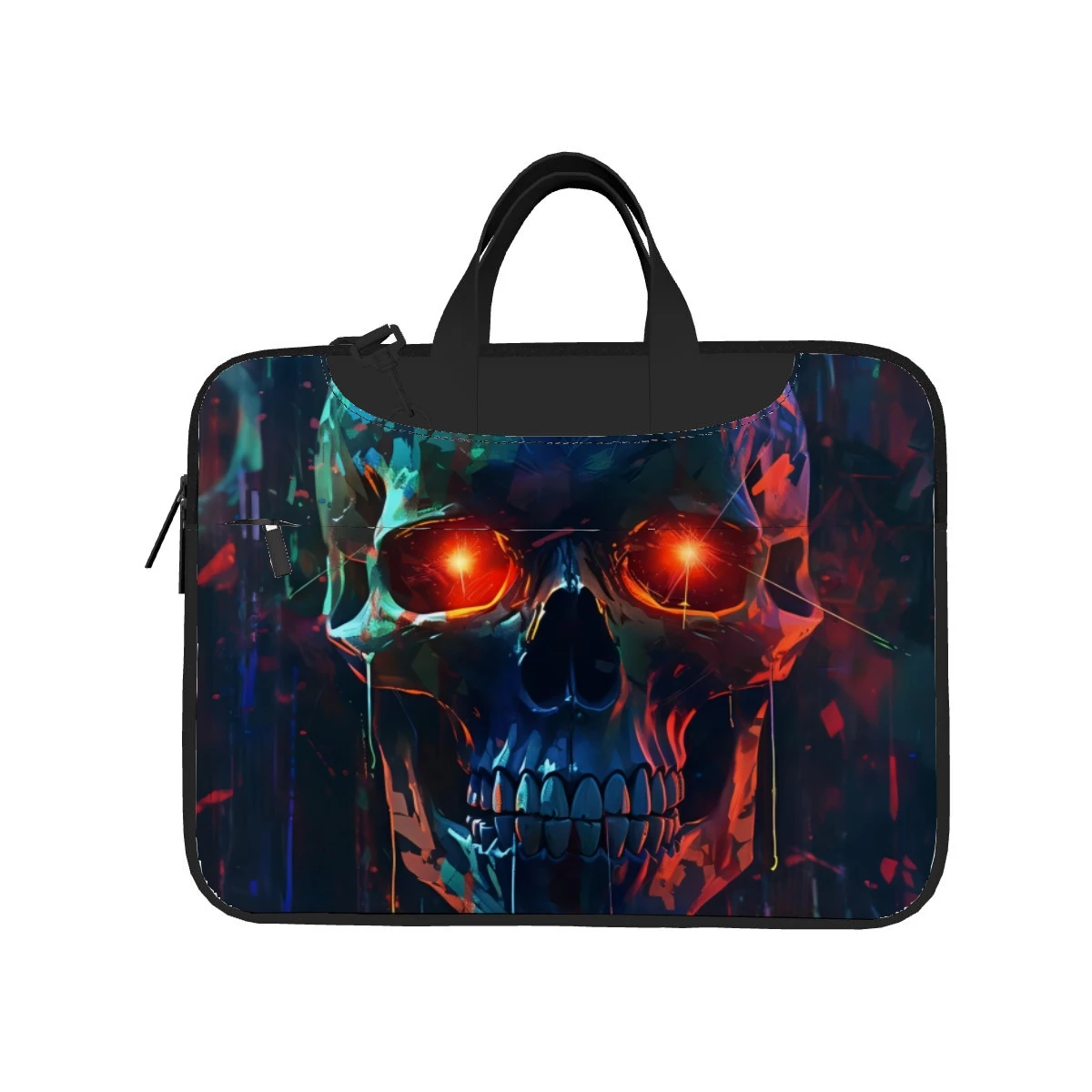 skull Laptop Bag Printed Pattern Fashion Ultra-thin Shockproof Portable Tablet Sleeve Bag Laptop Bag