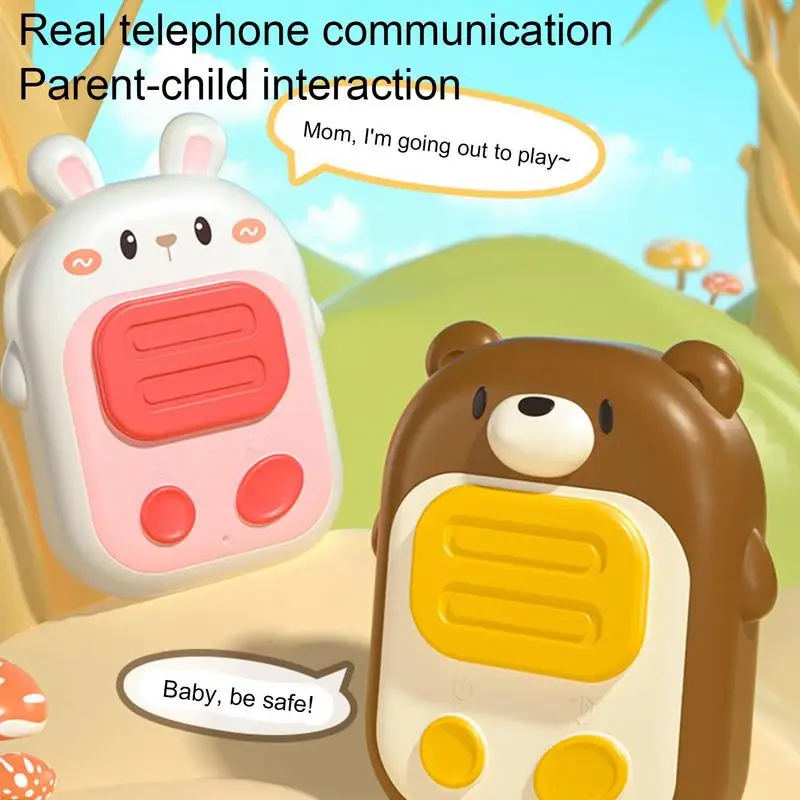 Walkie talkie per bambini 2 pezzi Wireless Baby Radio Phone Walkie talkie a lungo raggio giocattoli elettronici regalo di compleanno per bambini Boy Girl