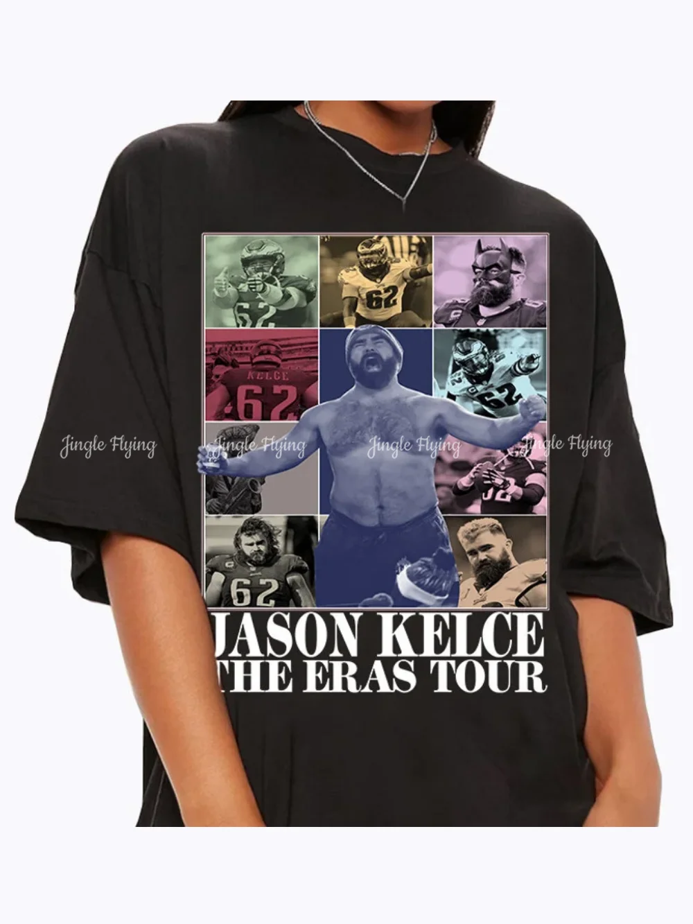 Vintage 90s Graphic Style Jason Kelce T Shirts Classic Retro Sweatshirt The Eras Tour Concert Music Tee For Man And Women