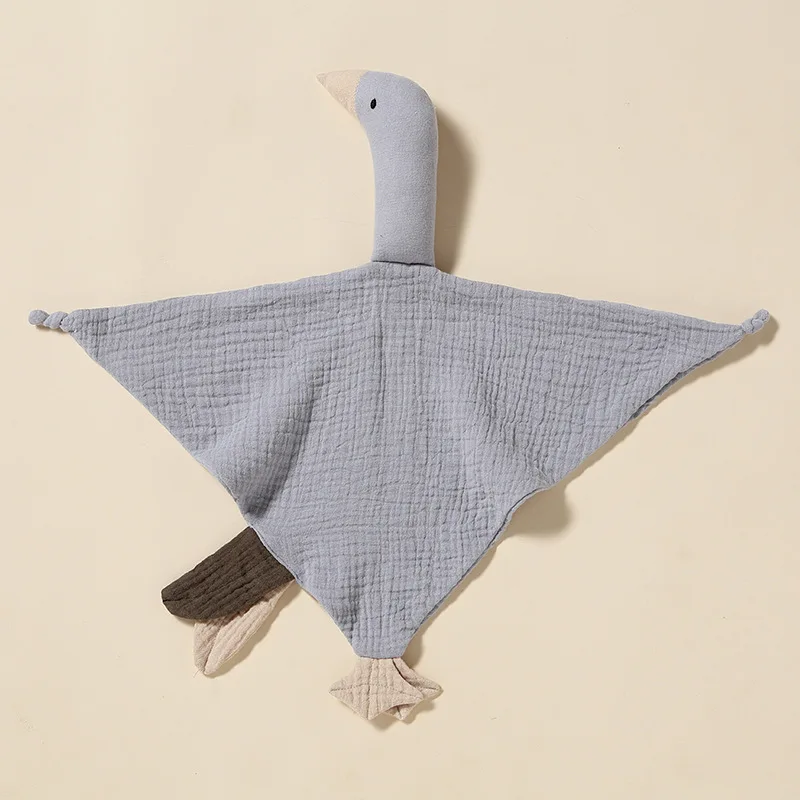 Leuke Zwaan Baby Katoenen Trooster Deken Pasgeboren Cartoon Slapen Poppen Slaap Speelgoed Kalmeren Sussen Handdoek Slabbetjes Speeksel Handdoek Nieuwe