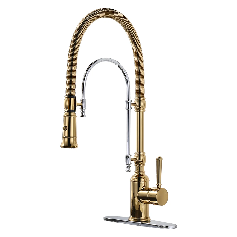 Motion Sensor TapGold Chrome Kitchen Water Faucet With Spring Tube Drinking Water Filtered Kitchen Faucet Luxury Sink Faucet