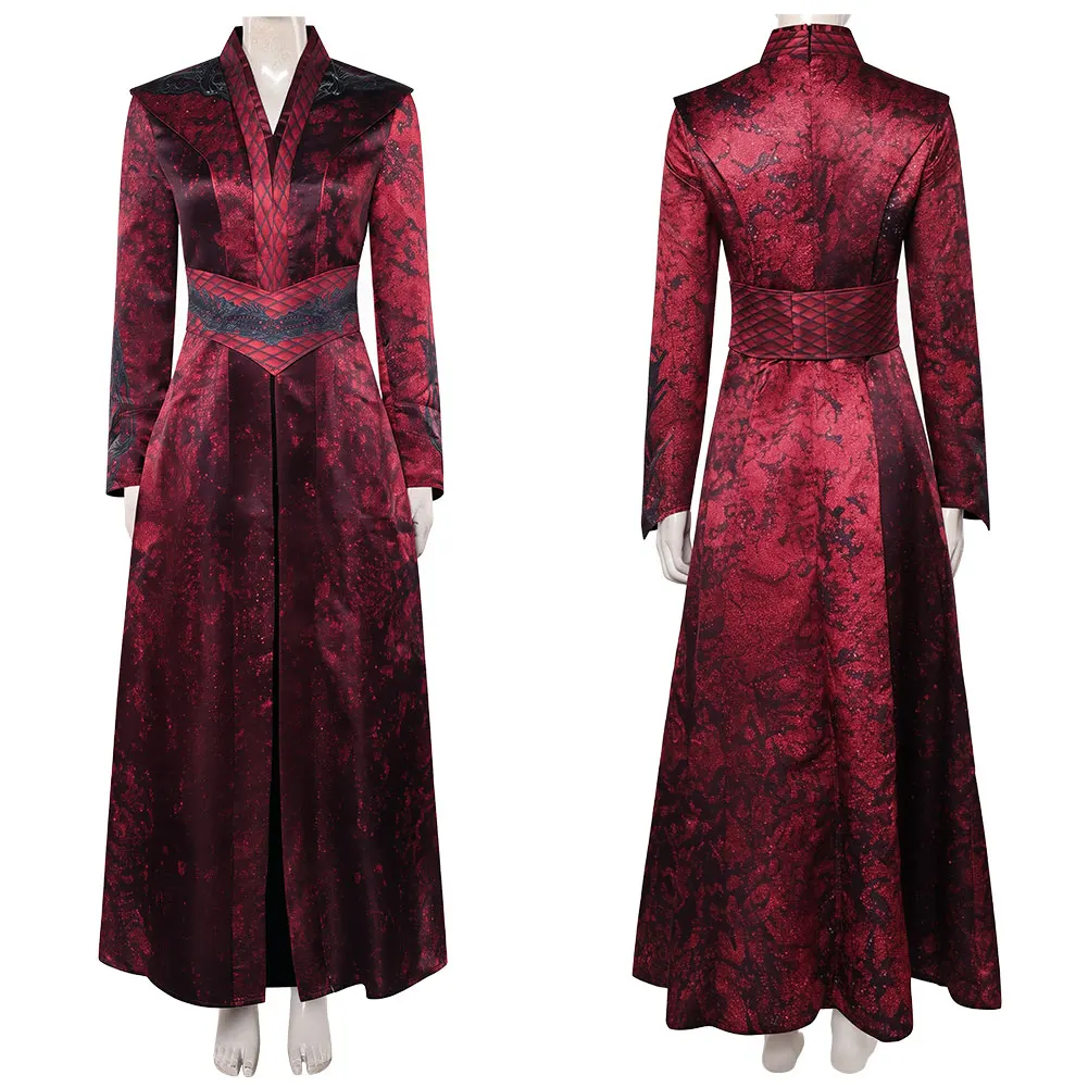 Adult House Targaryen Costume Princess Rhaenyra Alicent Cosplay Hightower Jacaerys Outfit Dress Cloak Halloween Carnival Disguis - view 3