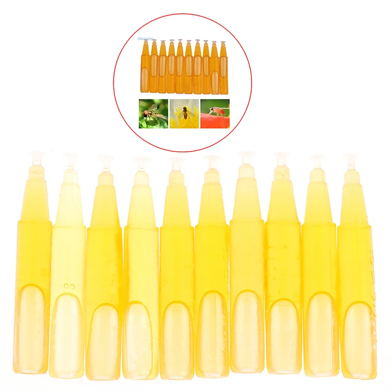 

10Pcs Powerful Fruit Fly Killer Attractant 1.5ml Eco Safe Non Toxic Trap Bait for Orchards Protection Gardens