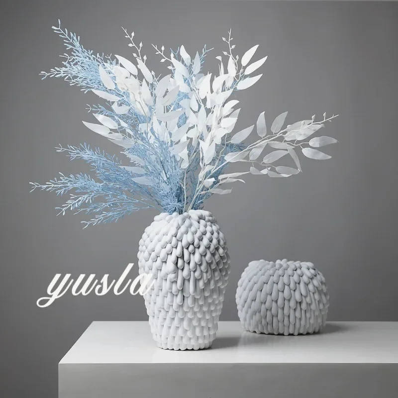 Modern Creative Resin Flower Ware Vase Put Home Living Room Bedroom Decorations Holiday Gifts Yard & Garden Decors