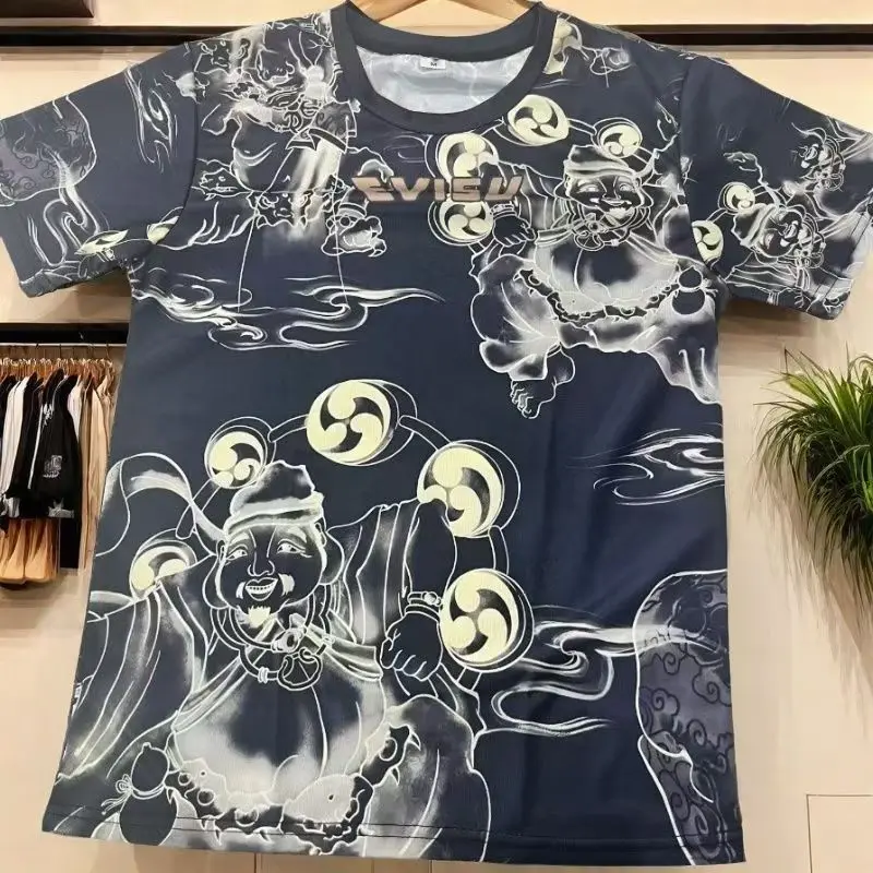 

25 Summer Couple, Parent-child,Men and Women's Same Short-sleeved Printed Top T-shirt,Trendy New Casual Round-neck Short-sleeved