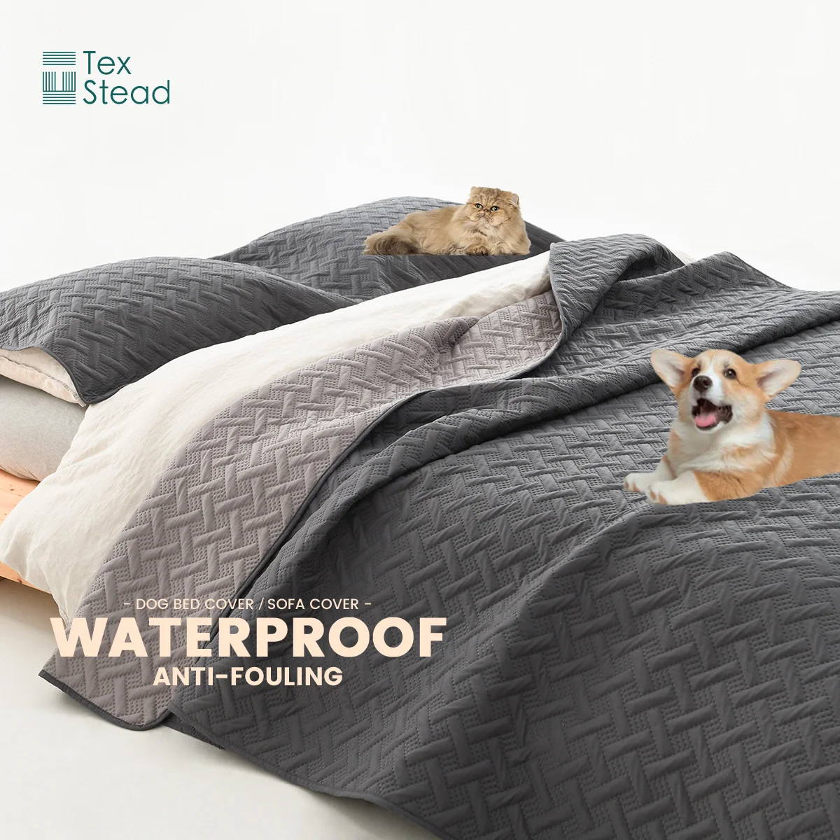 1 PC Double-Sided Dog Blanket Anti-fouling Soft Pet Bed Cover Double-Sided Protective Furniture Sofa Car Suitable for Puppy view 5