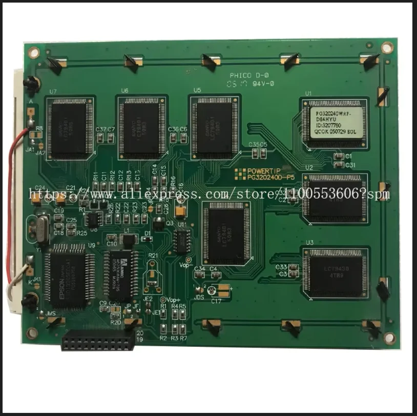 20 pins  Compatible LCD Module For POWERTIP PG320240D-P5 Lcd Screen Display