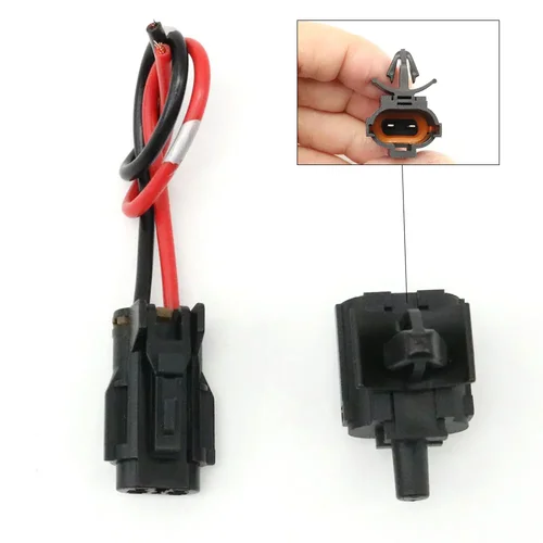 Imagen 1 del producto Sensor de temperatura del aire ambiente con enchufe para Hyundai Accent SantaFe Tucson Sonata Genesis G70 para Kia Optima Sorento Forte Koup K5