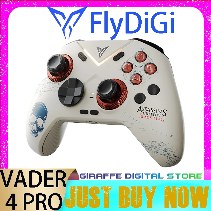 

FlyDiGi VADER 4PRO Elite Controller Bluetooth three-mode switch Low Delay Force adjustment rocker PC gamer Gamepad Man Gifts