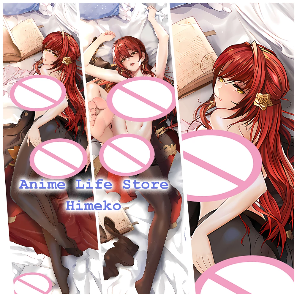

Himeko Pillowcase Honkai: Star Rail Dakimakura Anime Double-sided Print Hugging Body Pillow Decorative Throw Pillow Cover