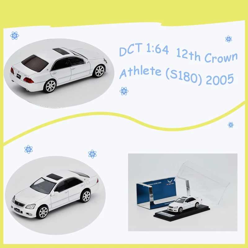 dct-1-64-escala-12th-crown-athlete-s180-2005-modelo-de-carro-em-liga-classico-lembranca-para-adultos-exibicao-estatica