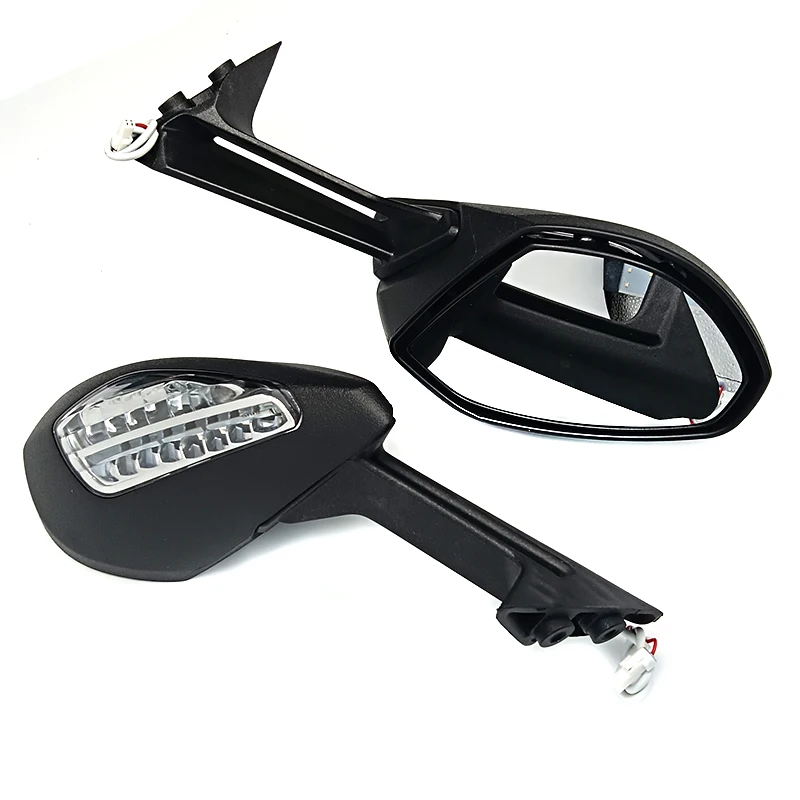 JPM قطع غيار الدراجات النارية المرايا باستخدام الحاسب الآلي سبائك الألومنيوم الأسود المقود الجانب المحرك مرآة ل Ducati 899 959S 1199 1299 مرآة الرؤية الخلفية #6