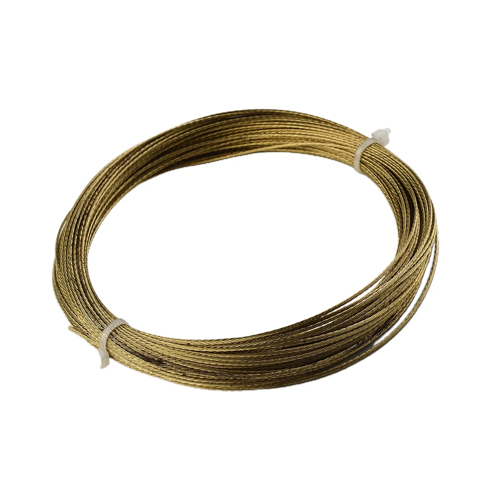 1Pc 22m 0.8mm Car Windscreen Glass Cutting Cut Out Braided Removal Wire Gold Roll Automobile Glass Consumables Tire Parts