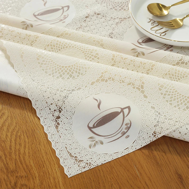 

P0096 cloth waterproof, oil proof, heat-resistant, and washable PVC dining table cloth, table cloth, internet famous carto