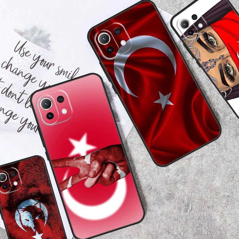 Turkey Turkish Flag Case For Xiaomi 13T Pro 13 14 Ultra 12T 11T 12 Lite POCO X6 Pro X3 X4 X5 F3 M5s M6 F5 Cover