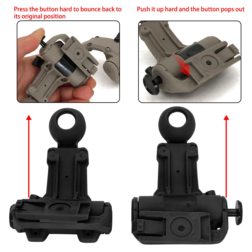 Rotary T Arm Tactical ARC Capacete Substituição, Rail Adapter Compatível com RAC Fone De Ouvido, Caça Tiro Fone De Ouvido, Airsoft Sport