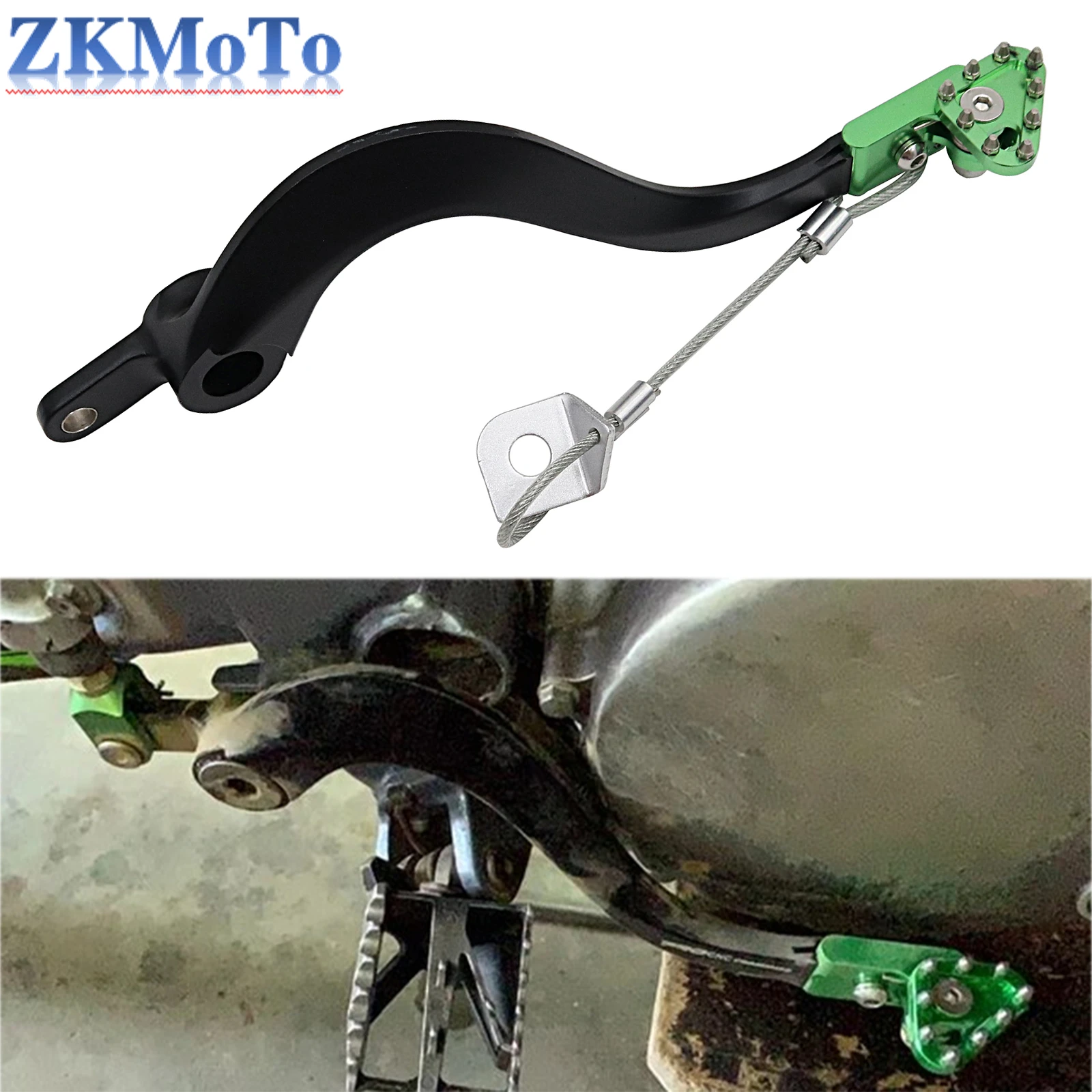 

Motorcycle CNC Foot Brake Rear Lever Pedal For KAWASAKI KX 250 450 250F 450F KX250 KX450 KXF250 KXF450 KX250F KX450F KLX450R