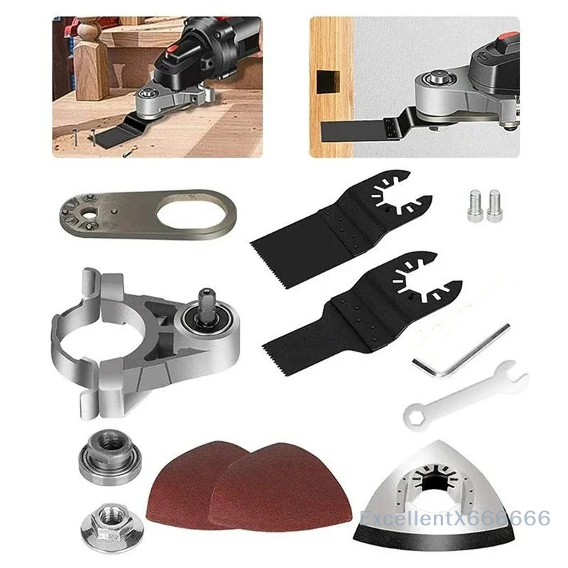 M10/M14 Threaded Swing Saw Cutter Polisher Set for Angle Grinder Conversion