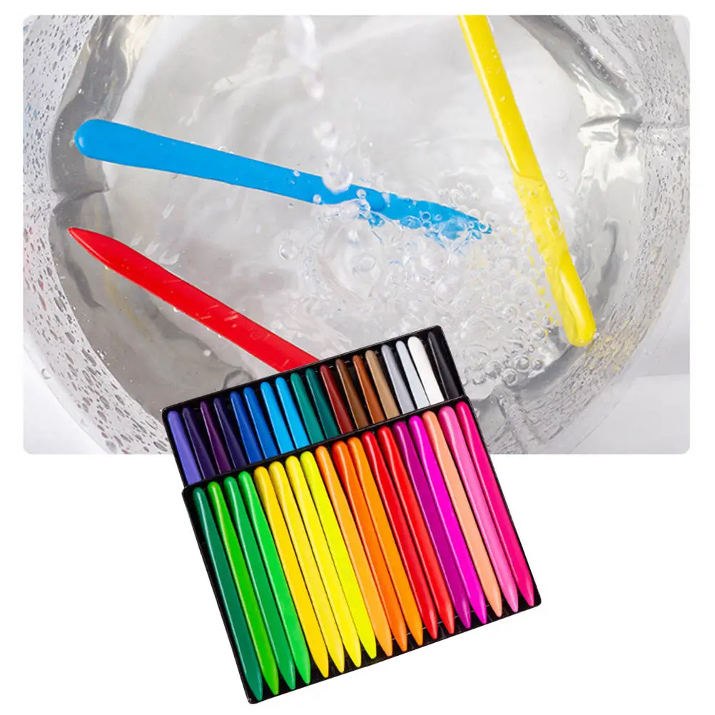 36Pcs Child Colour Pen 36 Color Crayons Creative Plastic Set for Pupil Art Craft Color Exploration Development Imagination Gift