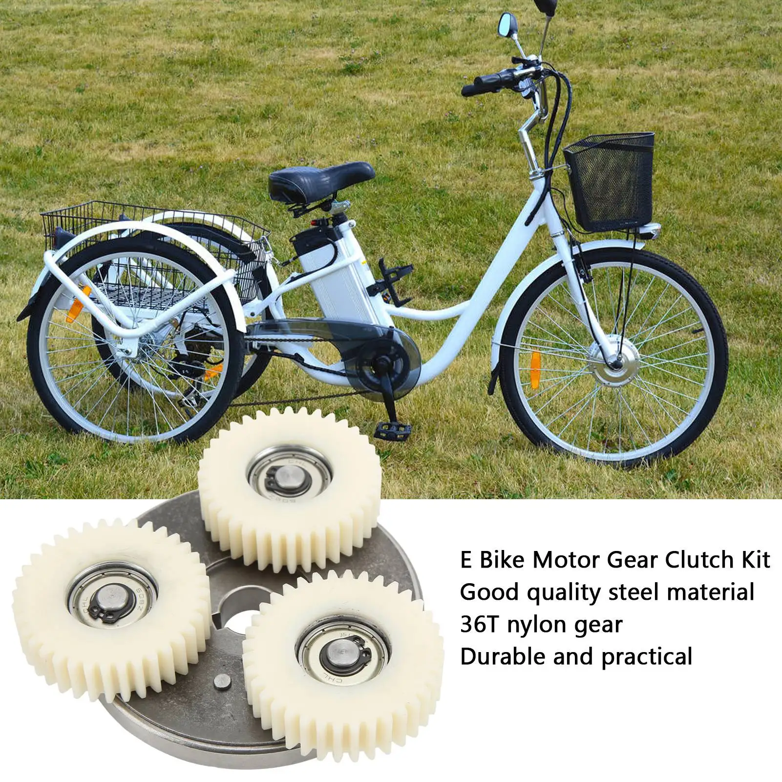 Zestaw przekładni silnika E Bike 36T Planetary Nylon Gears do roweru elektrycznego Bafang 500W-750W Zestaw przekładni silnika roweru elektrycznego