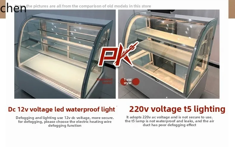 

H20- cake refrigerated display cabinet fruit deli dessert freezer air-cooled desktop small fresh-keeping cabinet
