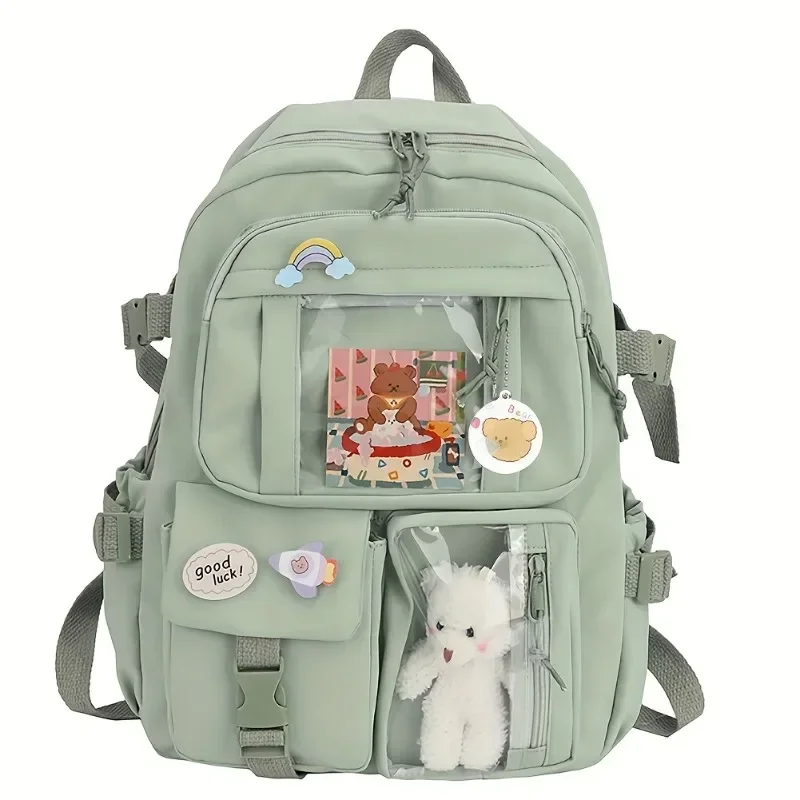 Large Capacity High School Student Bag Backpack Lightweight Korean Version of Casual Fresh Girl Backpack