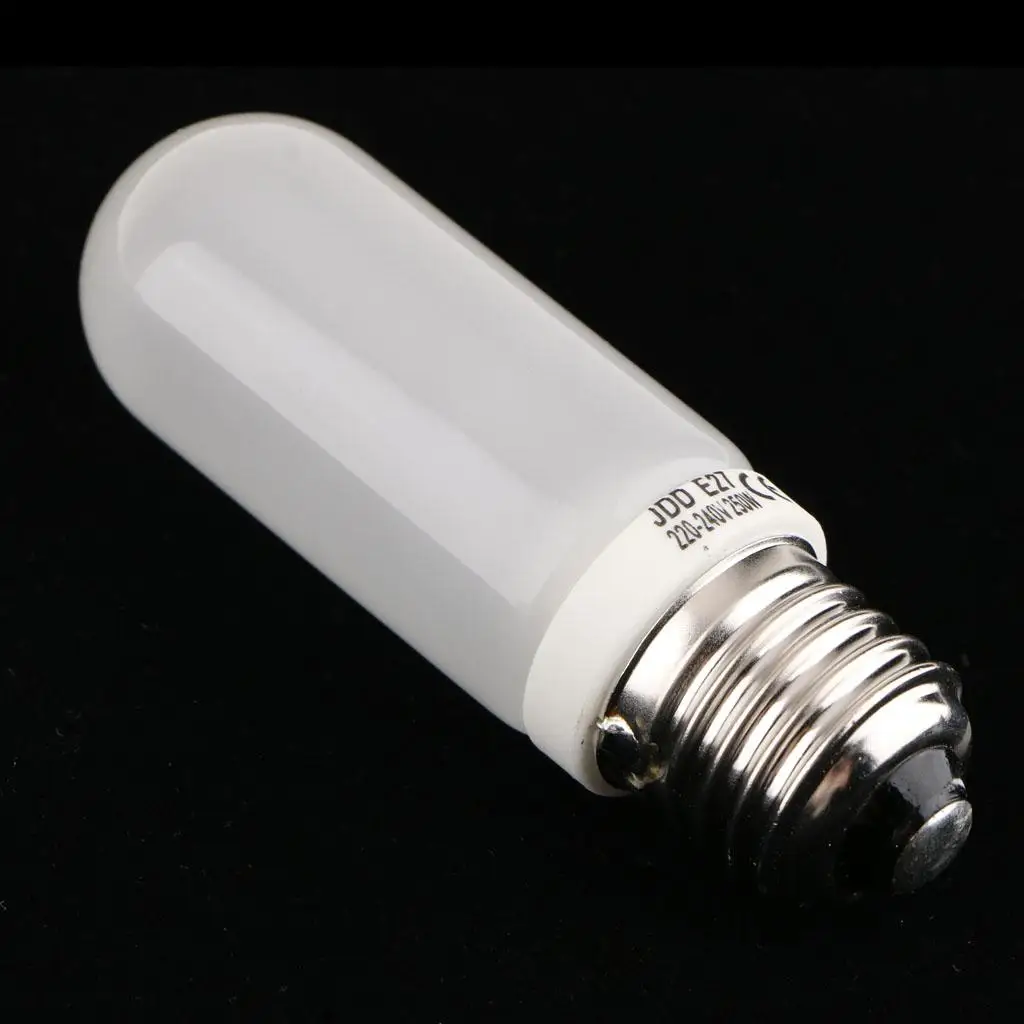 JDD Type 250W 220-240V E27 Frosted Halogen Light Bulb Modeling Lamp Tube