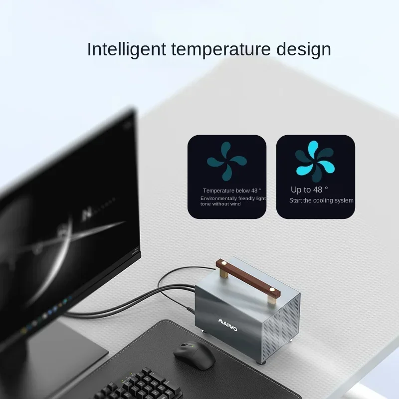 MAIWO 4 Bay Hard Drive Enclosure SATA To Type-C 10Gbps External HDD Docking for 3.5 Inch HDD/SSD Station Support 96TB Hdd ﻿