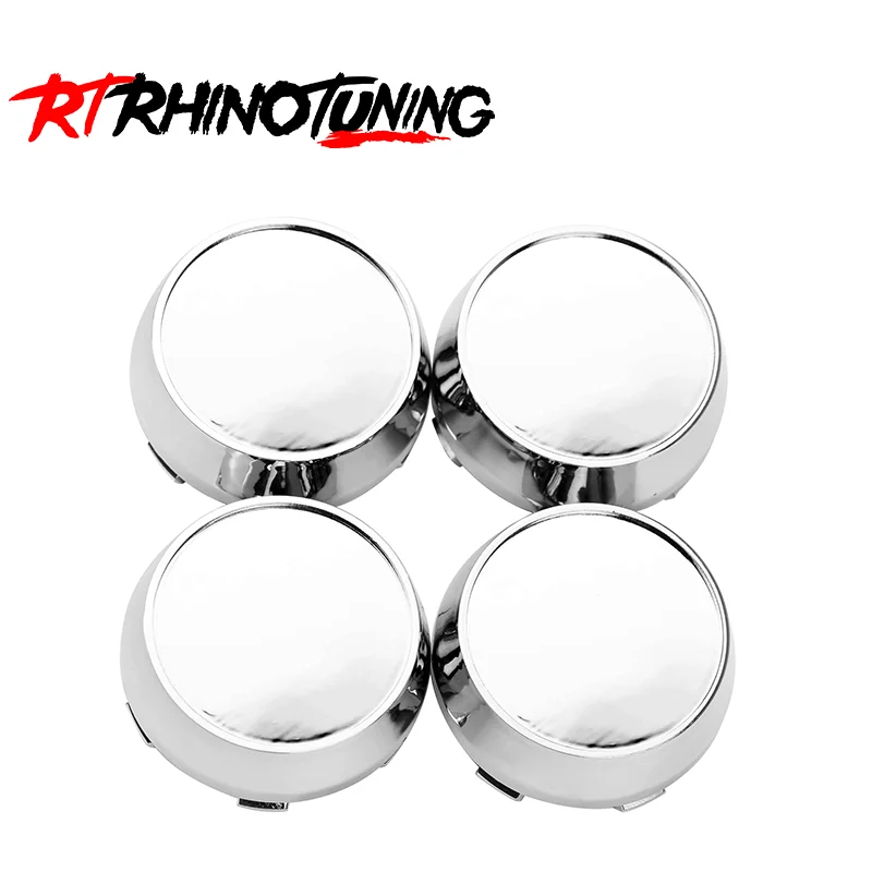 RhinoTuning 2/4PCS OD 60mm/2.36" ID 56mm/2.20" Car Wheels Rim Cap For Wheel Hub Cap Rim Cover Auto Replacement Parts Accessories