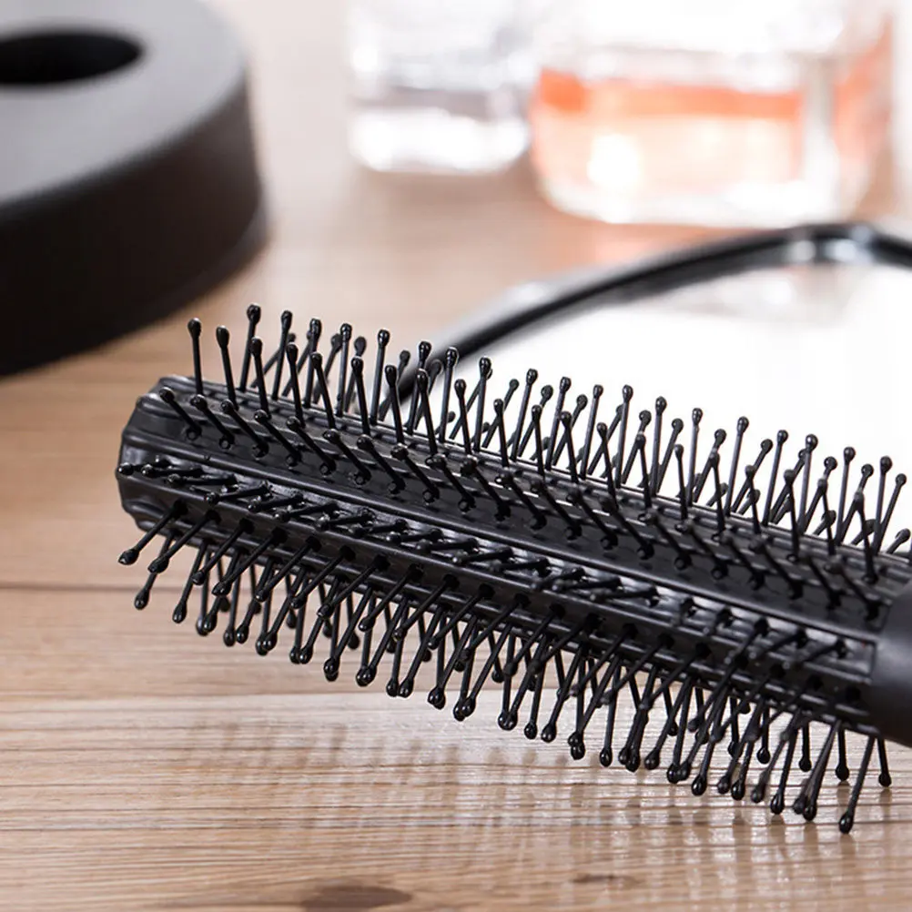 

5Pcs Colorful Hair Comb Mirror Set Compact Portable Light Weight No Static Electricity Promotes Scalp Circulation Styling Tools