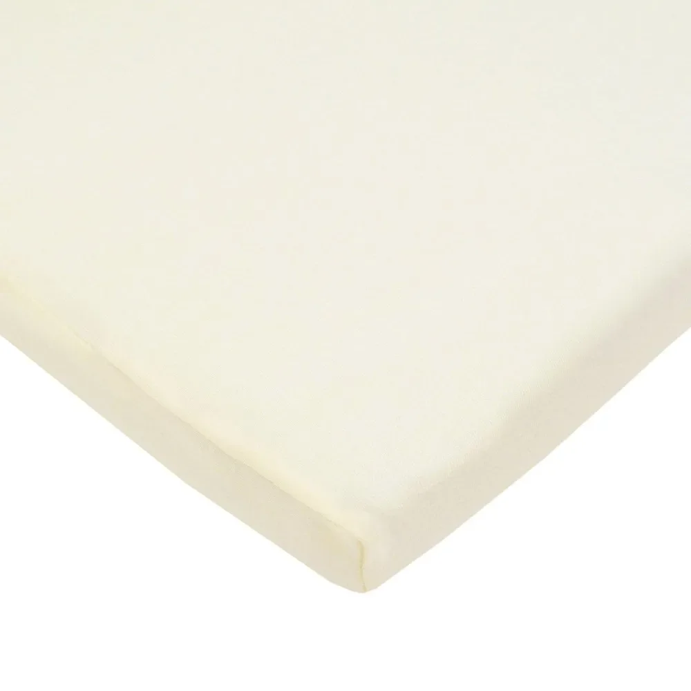 

Простыня для люльки American Baby Company размером 15 x 33 дюйма, трикотаж из 100% натурального хлопка, кремовый, мягкий дышащий