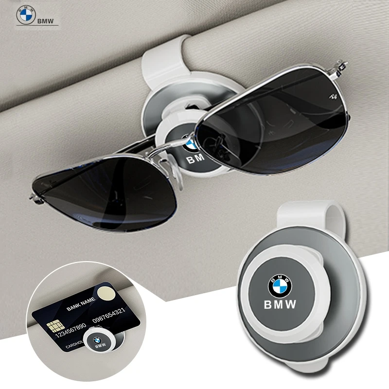 TPU Car Sun Visor Glasses Box Holder For BMW M E39 E46 E90 E60 E30 E36 E53 F15 F16 F20 X1 X2 X3 X4 X5 X6 M2 M3 M4 1 3 5 7 Series