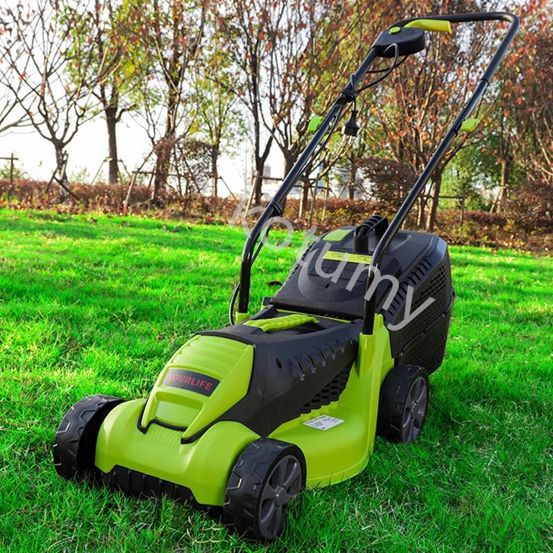 Hand Push  Lawn Mower Powerful Electric Weeding Machine Household Lawn Mowers for Garden Yard and Farm