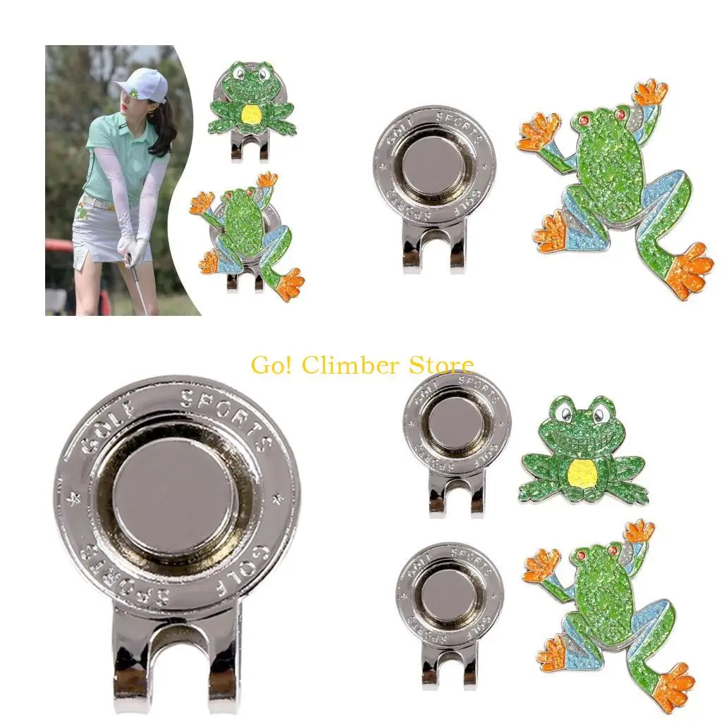 Q84C Golf Balls Markers for Men Women Removable Attaches Easily to Golf Hat Golf Balls Marker with Standard Hat Clip