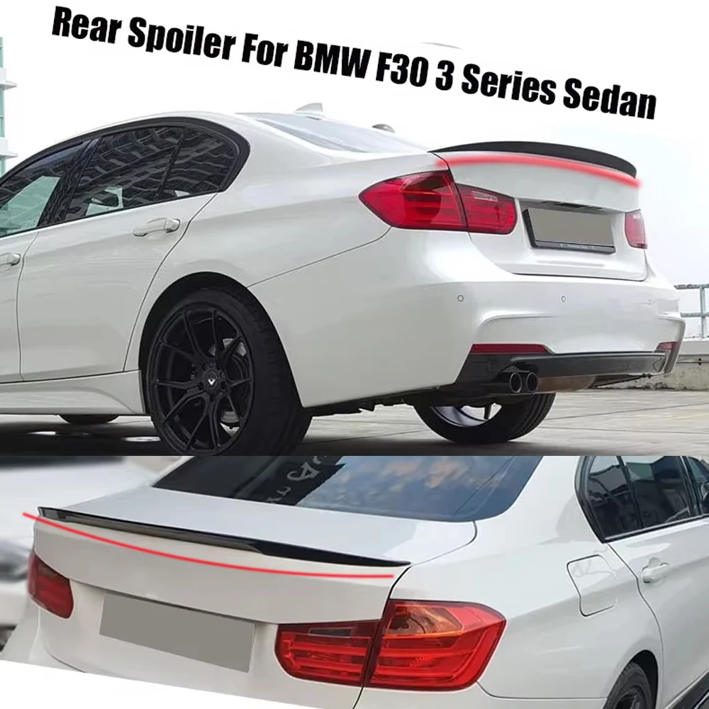 Hinten Schwanz Flügel Für BMW 3er Zubehör Hinten Stamm Spoiler Für F30 Sedans 2012-2018 Flügel Deckel 320i 325i 328i 330i 335i 340i – Detail 1