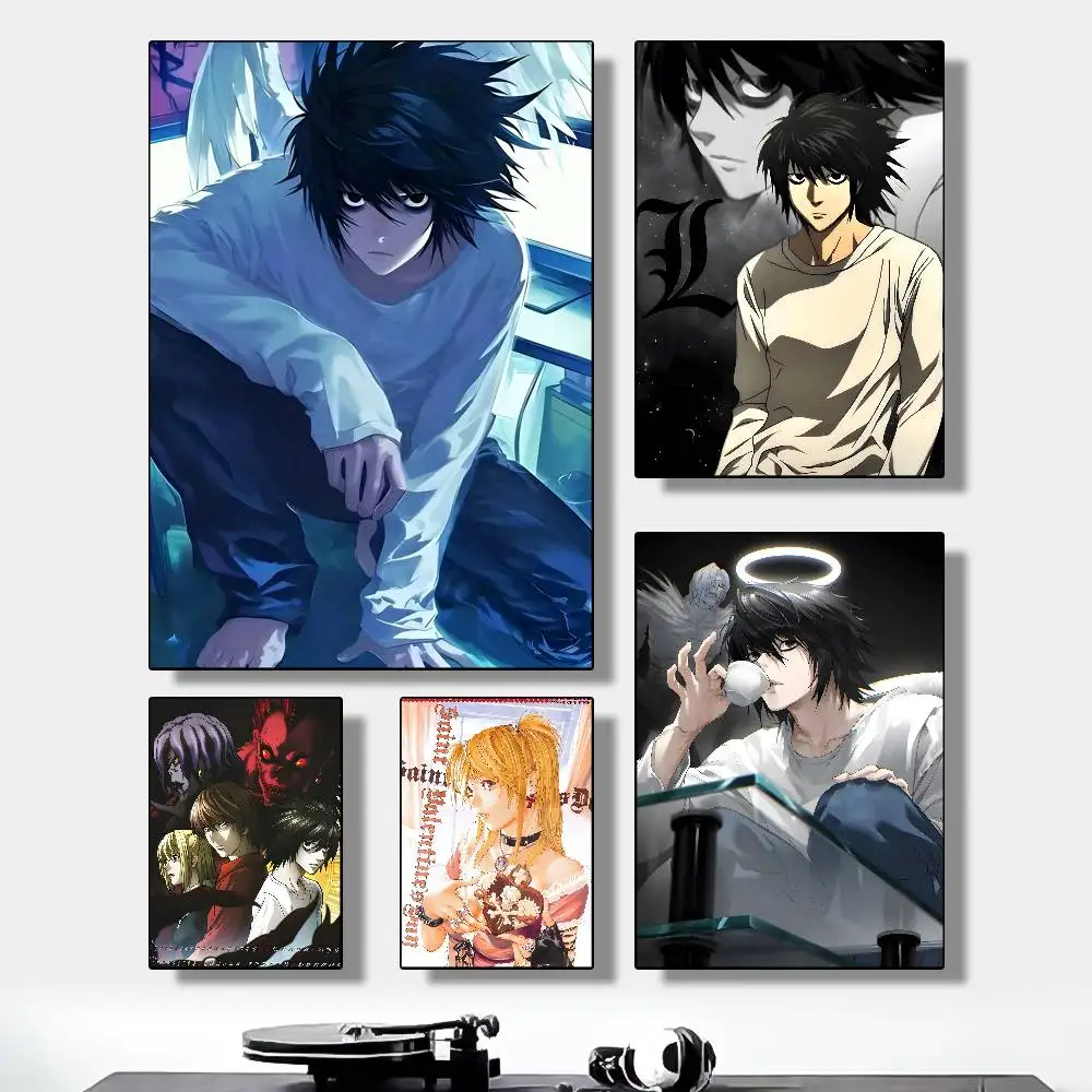 Death Note Poster HD art sticky wall waterproof home living room bedroom bar aesthetic decoration