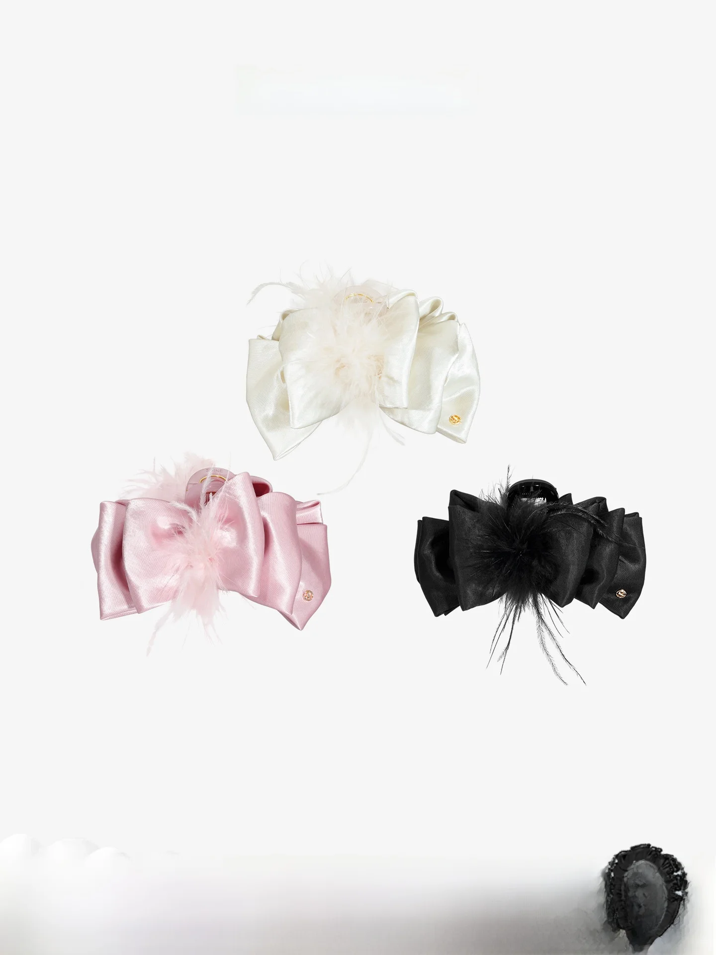 pince-a-cheveux-romantique-en-plumes-et-nœuds-pour-femme-collection-printemps-en-soie-satinee-accessoires-pour-cheveux