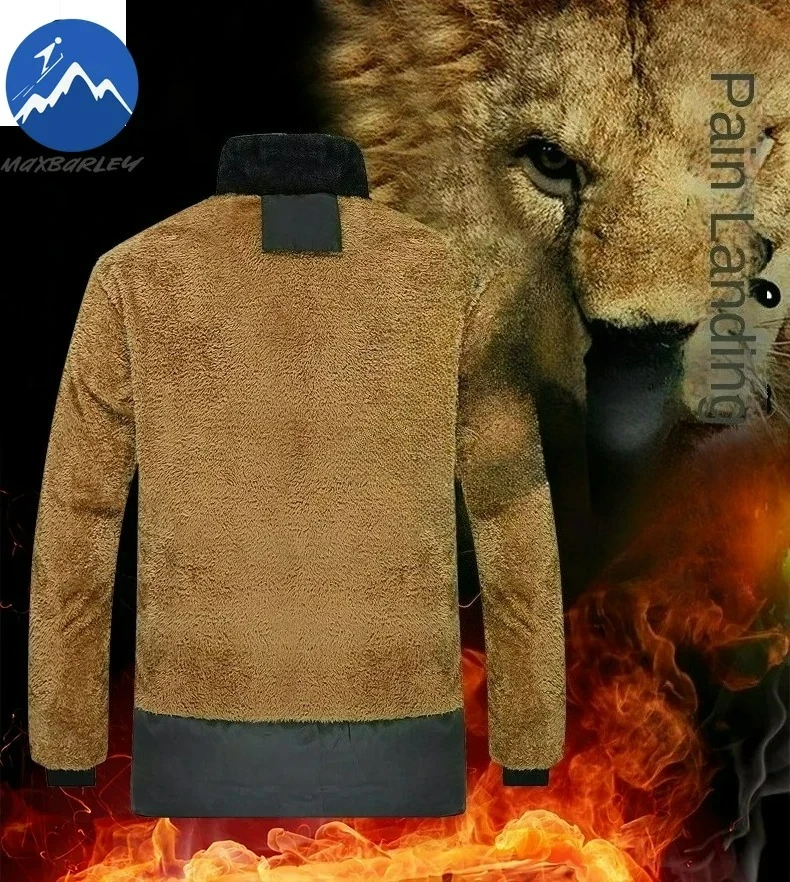 2025 New Warm Padded Jacket Mens Winter Luxury Detachable Hooded Windproof Down Cotton Padding Coat Man Wool Cold Proof Parka