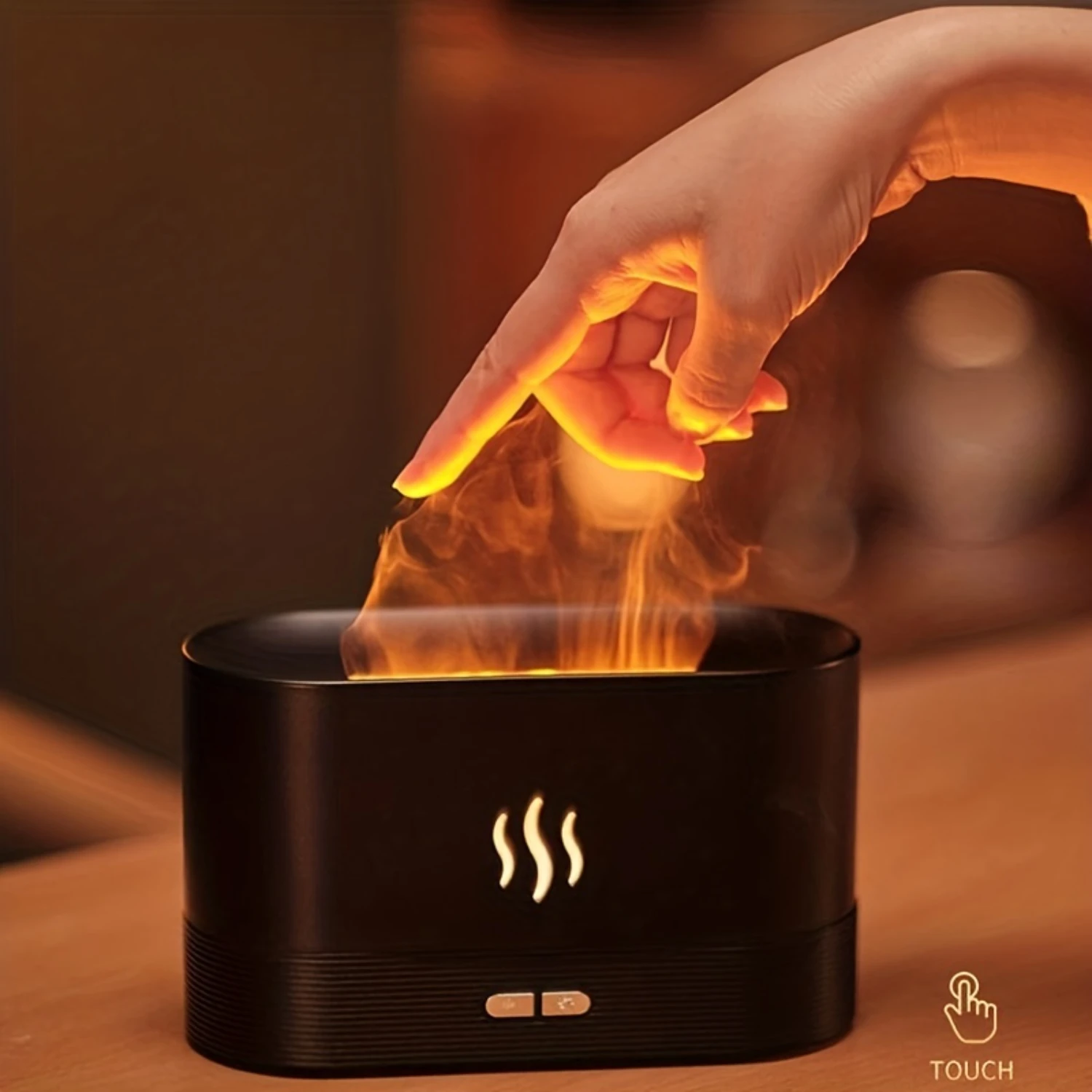 180ml/6.09oz Portable Humidifier with LED Night Light, 2 Speeds Brightness Adjustable, Aromatherapy Misting & Intelligent Water