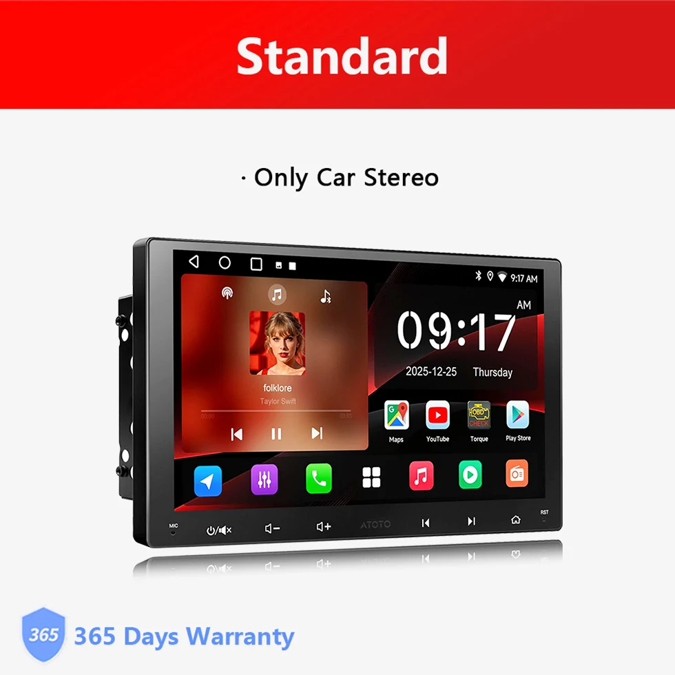 9 inch Android Double Din autoradio met CarPlay, Android Auto, draadloze verbinding, touchscreen, camera, wifi, bluetooth, gps-navigatie, DSP & EQ, hoofdunit, multimediaspeler voor in de auto, A5L