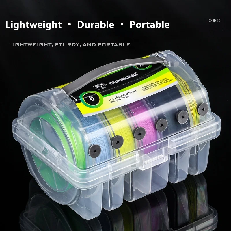 صندوق تخزين خط صيد كبير متعدد الوظائف من Bear King منظم خط كربون من النايلون البولي ايثيلين معدات صيد الأسماك المحمولة #3
