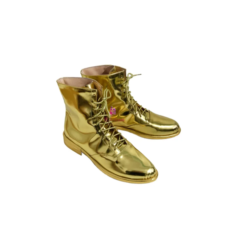 Lord of Mysteries Adam Cosplay Schoenen Gouden Handgemaakte Laarzen Kunstleer Laarzen Carnaval Party Halloween Laarzen